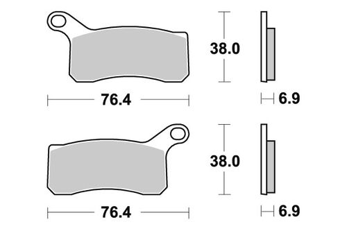 Sbs Jarrupalat Racing Sintered