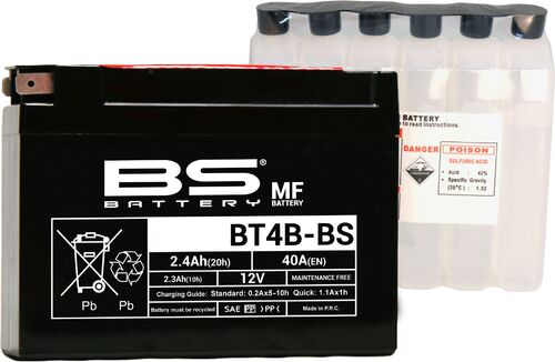 BS Battery  BT4B-BS MF (cp) Maintenance Free
