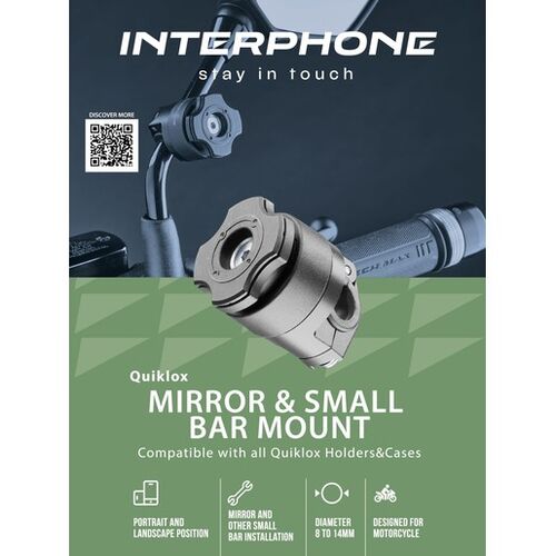 Quiklox - Mirror Mount For Scooter