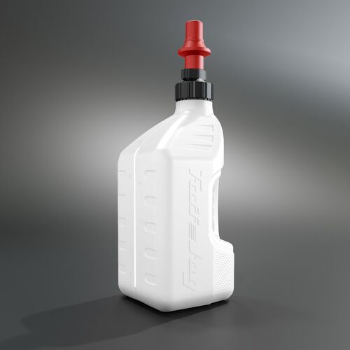 Tuff Jug 10L White w/ Red Ripper Cap