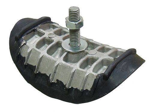 Vannelukko, 2,50, Alumiini/Kumi