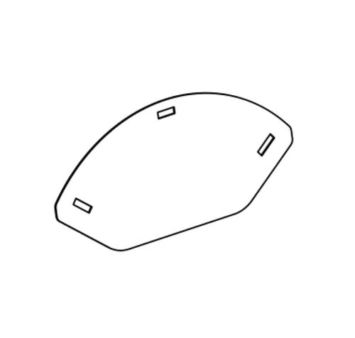Rival Blade end shield for snowplowblade 75-12750 pc