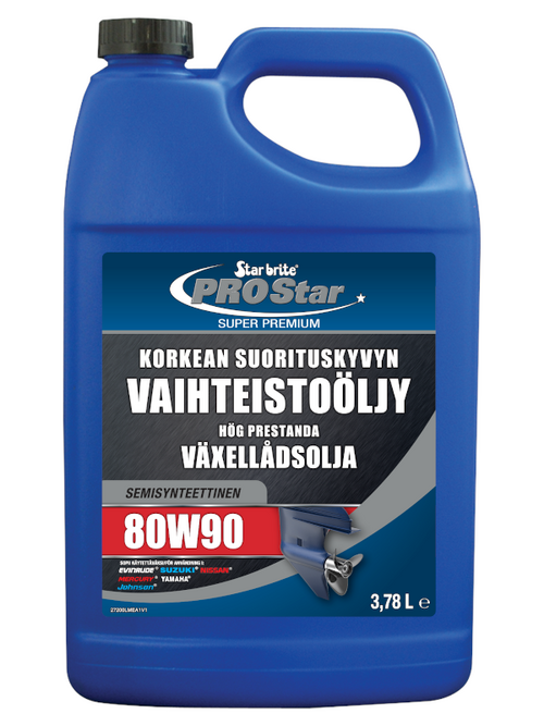 Star brite Vaihteistoöljy 80W90 synt. 3,78L