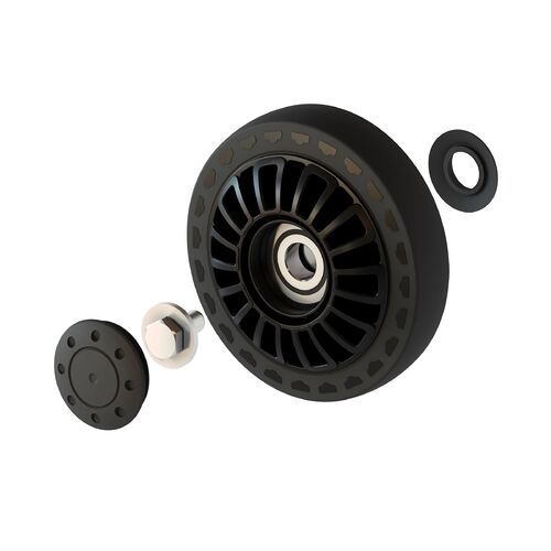 Camso Telastopyörä 134mm (X4S ulompi, tuplalaakerit)