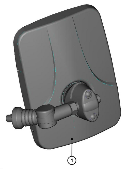 DFK Peili (irto, 1kpl.) Can Am Defender Traxter Maverick