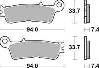 Sbs Jarrupalat Sintered Offroad