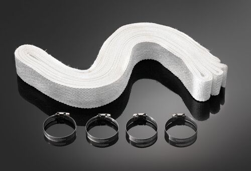 Highway Hawk EXH. WRAP HEAT RESIST. white 15MTR