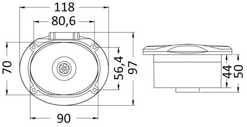 Osculati Elissa quick fitting hose connector for deck washdown