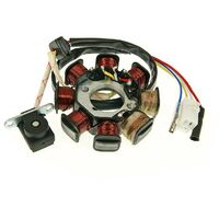 Stator, China-scooters 4-S 50cc, (2+1+1)