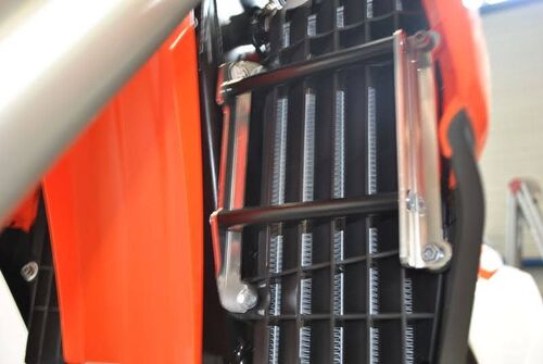 AXP Radiator Braces Black Spacers Ktm SX125-SX250-SXF250-SXF350-SXF450-EXC300-