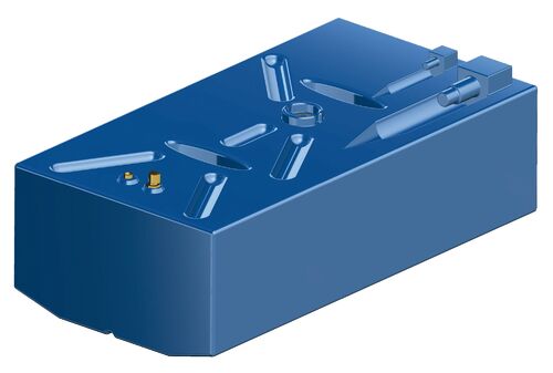 Polttoainesäiliö 1200x640x370 239 l (bensiini)