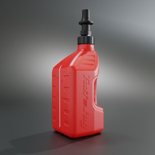 Tuff Jug Kanisteri 10L punainen, Ripper korkki musta