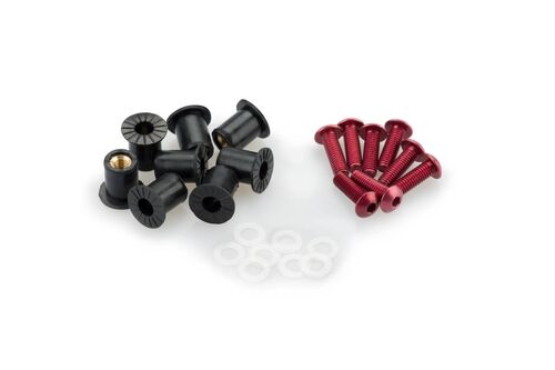 Puig Screw Kit C/Red