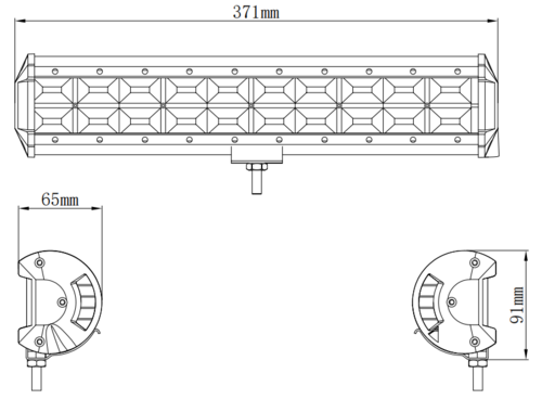 Kinwons Led Kaukovalopaneeli 10-30V 240W Flood