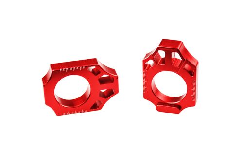 Scar Axle Blocks - Honda Red color