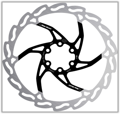 Motomaster Bicycle Flame Disc 223x2,0x16,5mm (black lacquered center)