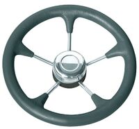 Ohjauspyörä Leader Tanegum, Musta