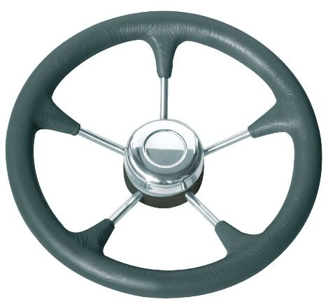 Ohjauspyörä Leader Tanegum, Musta