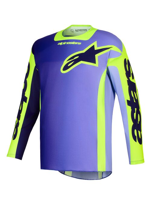 Alpinestars Paita Racer Portl Lila/Fluo Keltainen 