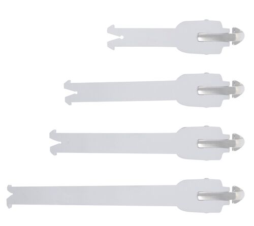 Alpinestars Buckle Strap set  T7 Nya (Tech 7/Tech 5/Tech 8) valkoinen