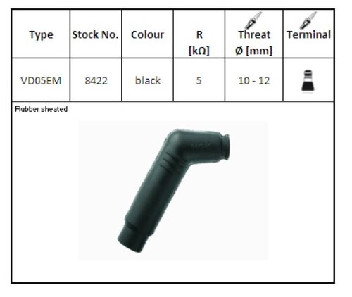 NGK spark plug cover VD05EM