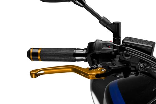 Puig Unfoldable Brake Lever 3.0. C/Gold Selector C/Blac