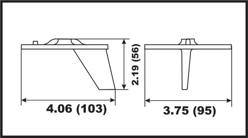 Perf metals anodi evä Honda/Yamaha 20-50HP