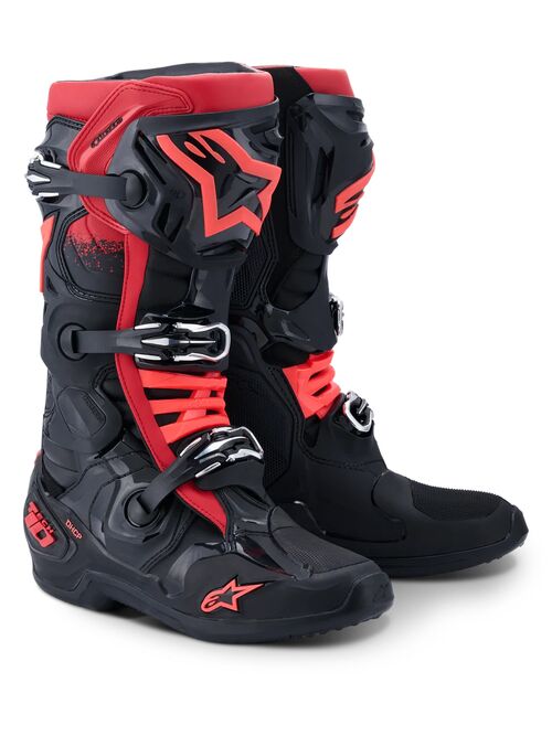 Alpinestars Ajosaapas Tech 10 Musta/Punainen
