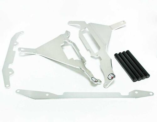 AXP Radiator Braces Black Spacers Kawasaki KX250F 17-18