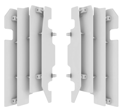 Polisport radiator louvers CR125/250 00-04 White