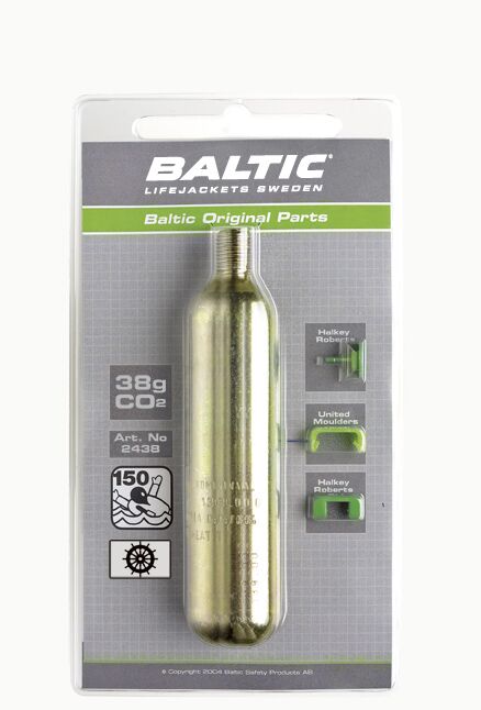 Baltic CO2 patruuna 38g + varmistinnastat