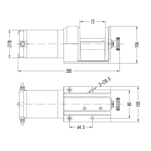BRONCO PORTABLE WINCH 2000