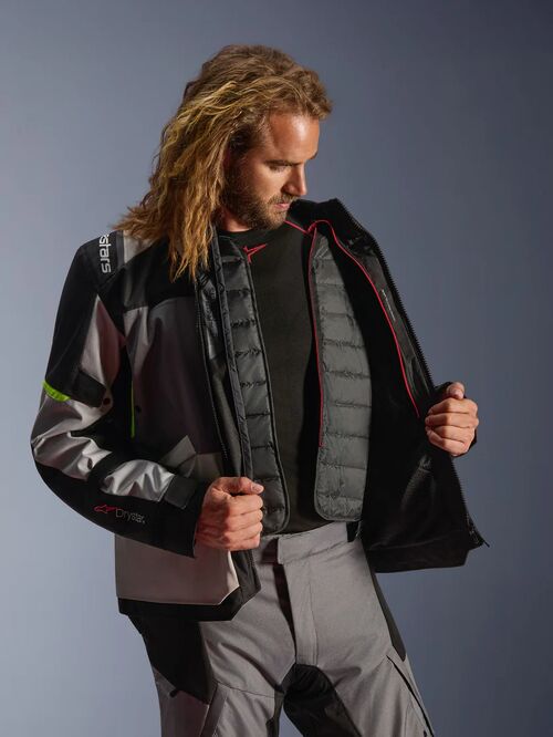 Alpinestars Ajotakki Andes v4 Drystar Ice Harmaa/Fluo Keltainen