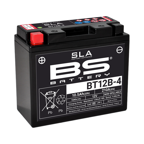 BS Battery  BT12B-4 (FA) SLA - Sealed & Activated (4)