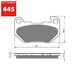 GOLDFREN Brake Pads 445 Ceramic Carbon AD