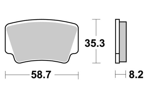 Sbs Jarrupalat Sintered Offroad