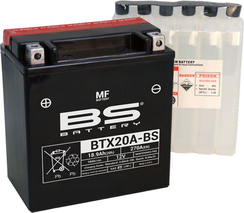 BS Battery  BTX20A-BS MF (cp) Maintenance Free