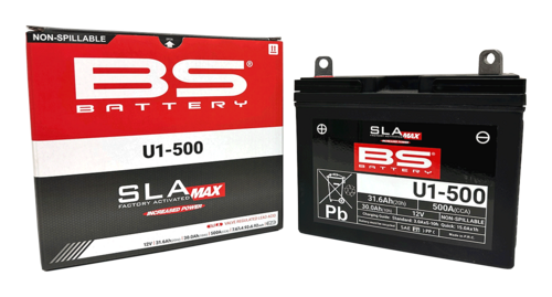 BS Battery U1-500 (FA) SLA MAX - Sealed & Activated