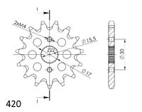 Supersprox / JT Front sprocket 1256.16