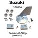 Perf metals anodisarja Suzuki 40-50HP
