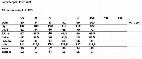 Naisten Hot-X Kelkkahousut