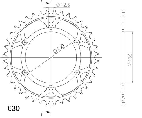 Supersprox / JT Rear sprocket 506.40
