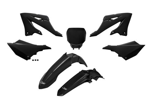 UFO Plastic kit 5-parts Restyling YZ125/250 22-.. YZF 25 look Black