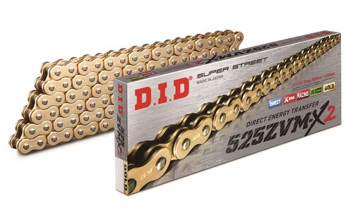 D.I.D 525ZVM-X2 G&G Chain+Connecting link rivet type (ZJ)