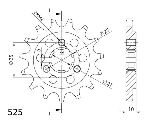 Supersprox / JT Front sprocket 1448.14