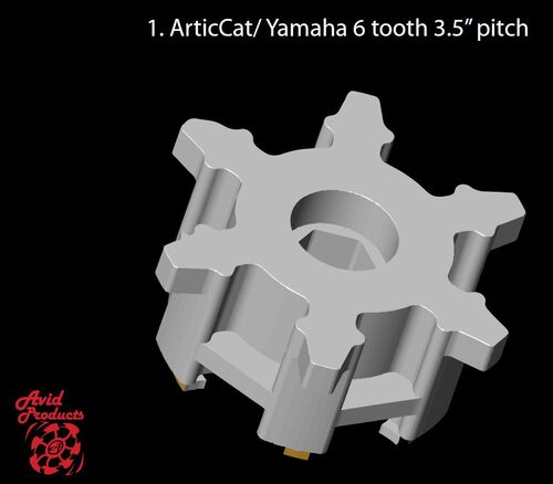 Avid Vetopyöräpari AC 3,0" 7 hamp