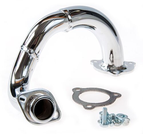 Turbo Kit Pakoputken Alkukäyrä, Kromi, Racing, Aprilia SX 06- / Derbi Senda 10-