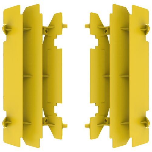 Polisport radiator louvers Suzuki RM125(01-08) RM250(96-06) Yellow rm01