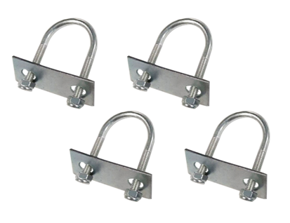 Bronco Universal mounting set U-form (4pcs)