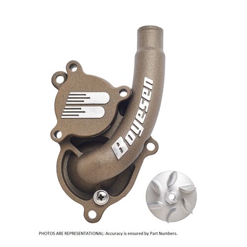 Vesipumppu BOYESEN Supercooler KTM250SX-F 16-,350SX-F 16-,HVA FC250/350 16-